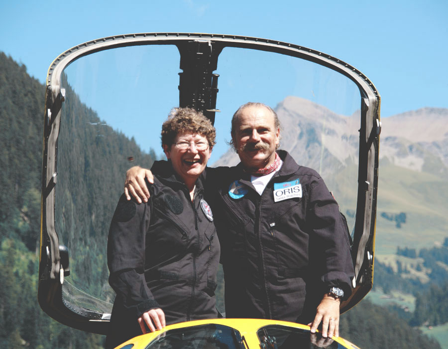 Hawker Hunter fliegen in der Schweiz