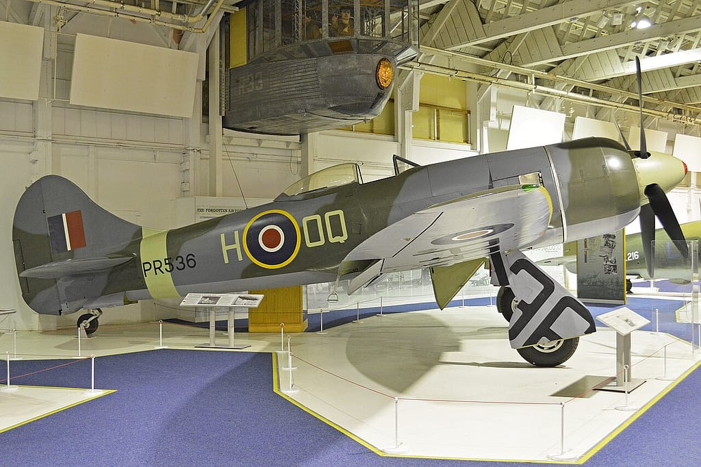 A preserved Hawker Tempest