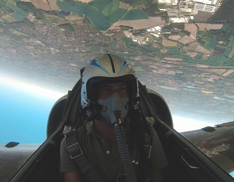 Hawker Hunter fliegen in der Schweiz