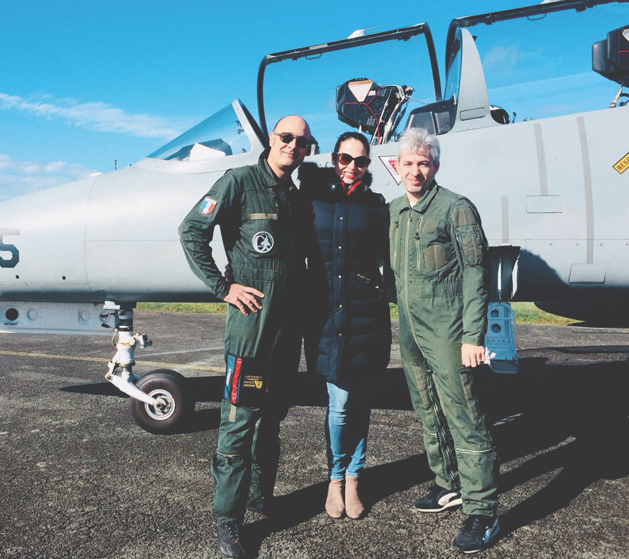 Hawker Hunter fliegen in der Schweiz