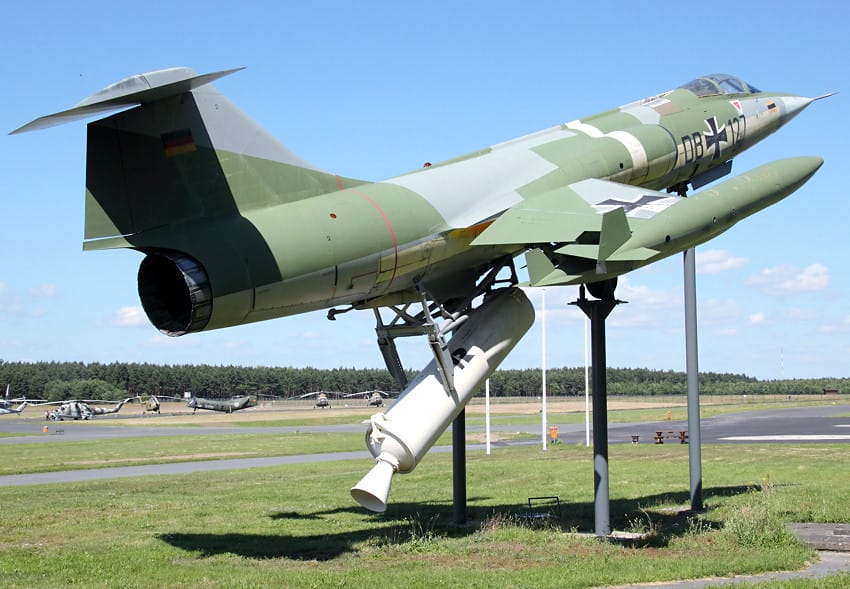 The daring rocket-boosted F-104 Starfighter ZeLL.