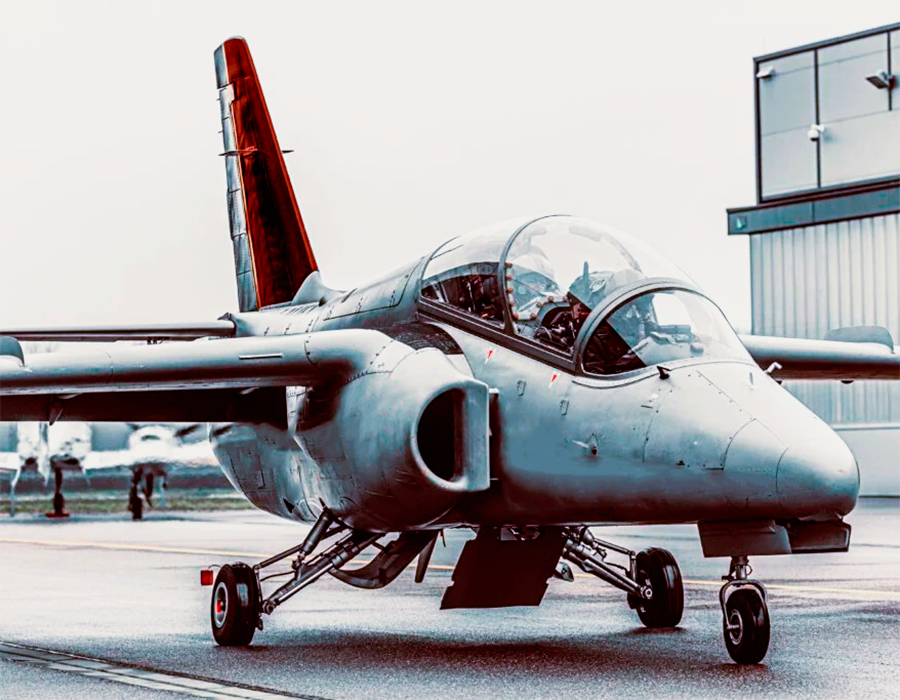 Hawker Hunter fliegen in der Schweiz